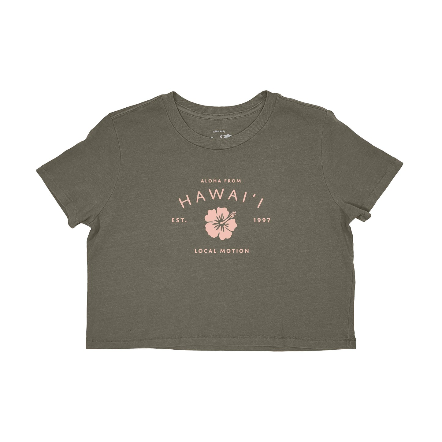 ALOHA FROM BOXY CROP TEE