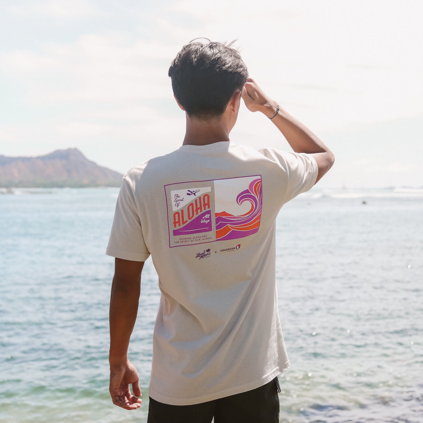 "SPIRIT OF ALOHA" TEE | HAWAIIAN AIRLINES X LOCAL MOTION 2024